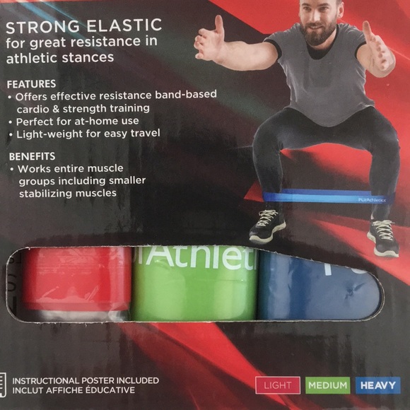 PürAthletics Fitness Mini Bands - Picture 3 of 3